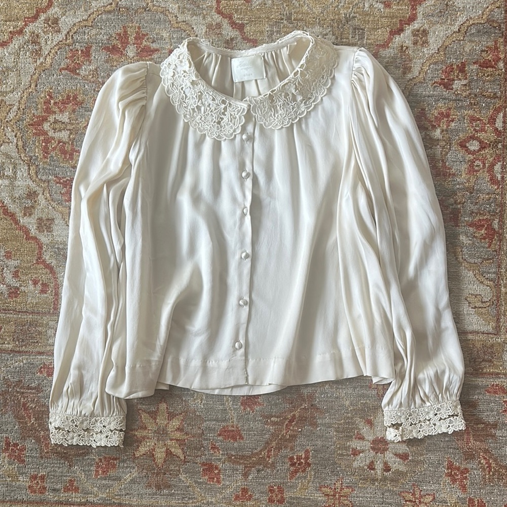 Doen Silk Heirloom Blouse